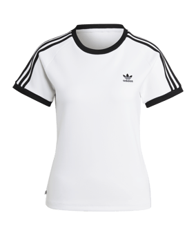 adidas Originals 3S T-Shirt Damen Weiss - weiss