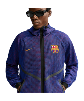 Nike FC Barcelona Anthem Jacke Blau F455 - blau