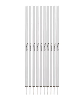 Cawila Slalom L 10Stk d33mm 160cm&13cm Spitz Weiss - weiss