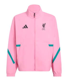adidas FC Liverpool Anthem Jacke Kids Rosa