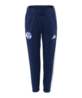 adidas FC Schalke 04 Jogginghose Kids Blau - blau