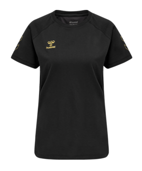 Hummel hmlCIMA XK T-Shirt Damen Schwarz F2001 - schwarz