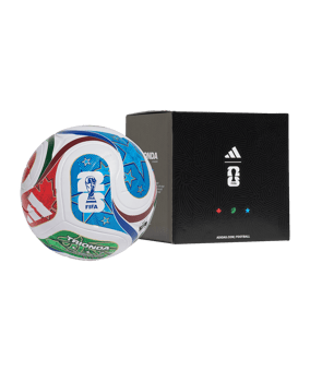 adidas World Cup 26 Trionda League BOX Trainingsball Weiß - weiss