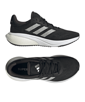 adidas Supernova 3 Damen Schwarz Grau Weiss Laufschuh - schwarz