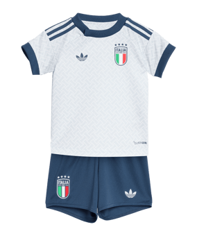 adidas FIGC Italien Babykit Trikot Set Away WM 2026 Kids Blau - blau