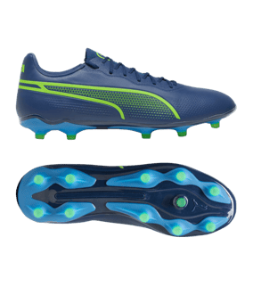 PUMA KING Pro FG/AG Gear Up Blau Grün F02 - blau