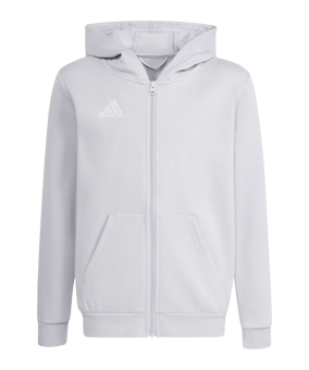 adidas Entrada26 Kapuzenjacke Kids Grau - grau