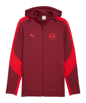 PUMA Red Bull Salzburg Evostripe Kapuzenjacke Rot F10 - rot