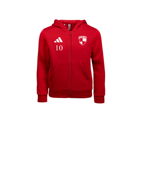 adidas Entrada 26 Kapuzenjacke Kids Rot