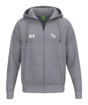 Erima TS Kapuzenjacke Kids Grau