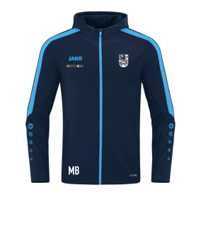JAKO Power Kapuzenjacke Blau F910