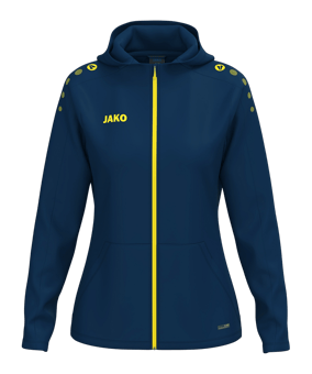 JAKO One Kapuzenjacke Damen Blau F941