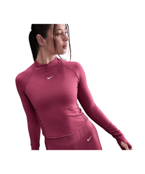 Nike Dri-Fit Warm Longlseeve T-Shirt Damen Rosa F634 - rosa
