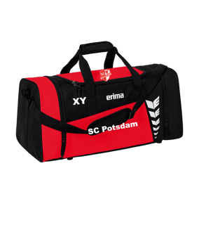 Erima Six Wings Sporttasche Gr. L Rot Schwarz