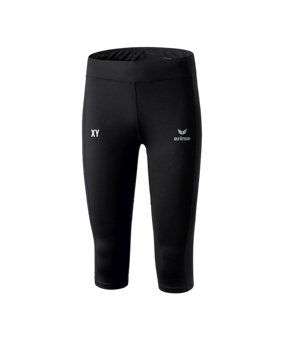 Erima Performance Laufhose 3/4 Damen Schwarz