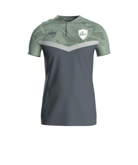 JAKO Iconic Poloshirt Grau Grün F852