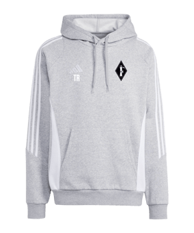 adidas Tiro 24 Hoody Grau Weiss 