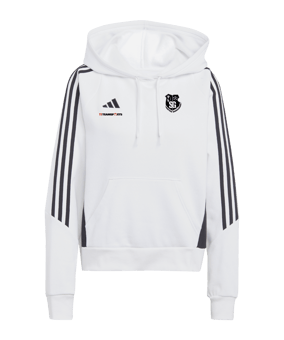adidas Tiro 24 Hoody Damen Weiss Schwarz