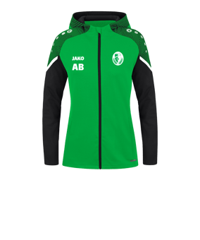 JAKO Performance Kapuzenjacke Damen Grün F221