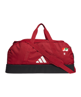 adidas Tiro League Duffel Bag Gr. L Rot Weiss