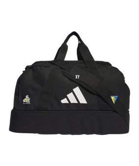 adidas Tiro League Duffel Bag Gr. S Schwarz Weiss