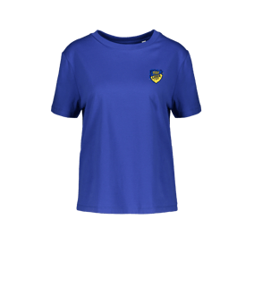 Merch Muser T-Shirt Women Worker Blue | #justlogo4c Jubiläum
