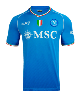 SSC NAPOLI Junior Away raceset, EA7, officieel product