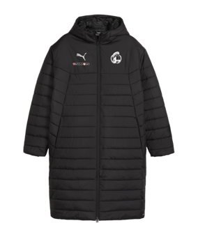 PUMA teamFINAL Bench Jacke Schwarz F03