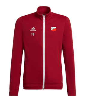 adidas Entrada 22 TK Trainingsjacke Kids Rot