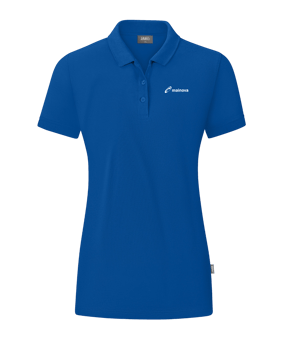 JAKO Organic Polo Shirt Damen Blau F400