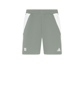 adidas Tiro 24 Short Grau Weiss