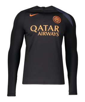 Nike Inter Mailand Drill Top Sweatshirt Schwarz F010 - schwarz