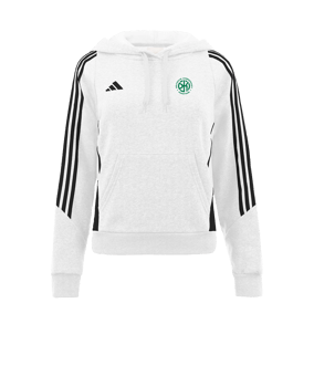 adidas Tiro 24 Hoody Damen Weiss Schwarz