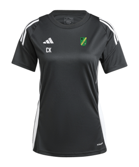 adidas Tiro 24 Trikot Damen Schwarz Weiss