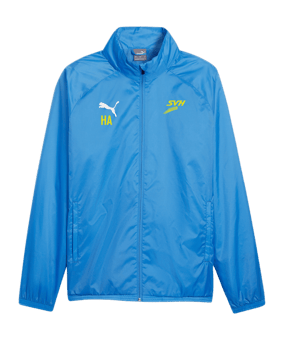PUMA teamGOAL Allwetterjacke Blau Weiss F02
