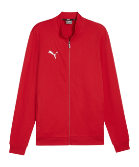 PUMA teamGOAL Casual Trainingsjacke Rot Weiss F01 - rot