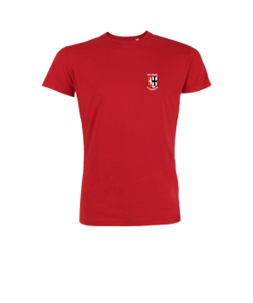 Merch Creator 2.0 T-Shirt Red | #logo + Rückendruck