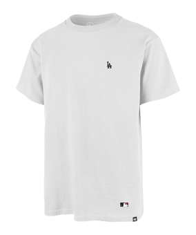 '47 Brand MLB LA Dodgers Base Runner T-Shirt Weiß - weiss