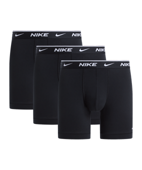Nike Boxer Brief 3Pk Boxershort Schwarz F001 - schwarz