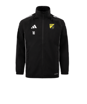 adidas Tiro 24 Regenjacke Schwarz Weiss