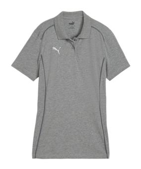 PUMA teamFINAL Casuals Poloshirt Damen Grau F06 - grau