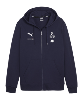 PUMA teamGOAL Casuals Kapuzenjacke Blau F06