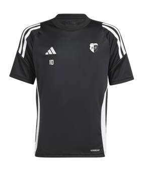adidas Tiro 24 Trikot Kids Schwarz Weiss