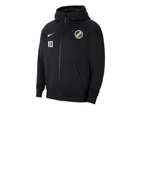 Nike Park 20 Fleece Kapuzenjacke Kids Schwarz F010