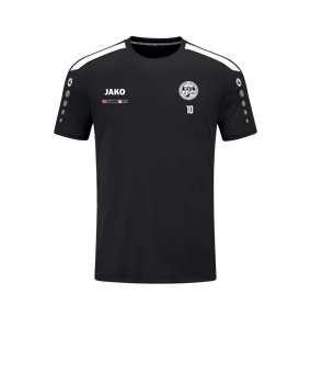 JAKO Power Trikot Schwarz Weiss F800