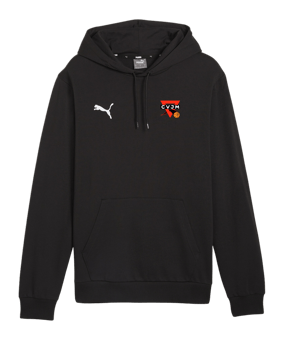 PUMA teamGOAL Casuals Hoody Schwarz F03