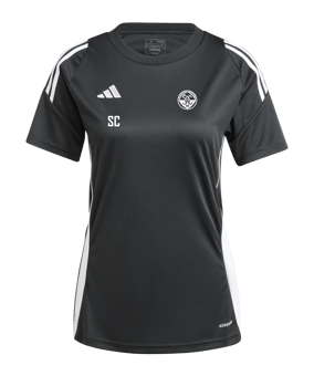 adidas Tiro 24 Trikot Damen Schwarz Weiss