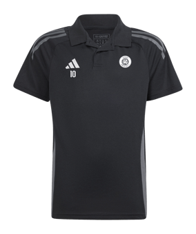 adidas Tiro 24 Competition Poloshirt Kids Schwarz Grau