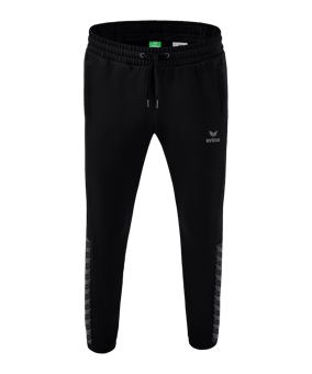 Erima Team Essential Jogginghose Kids Schwarz - schwarz