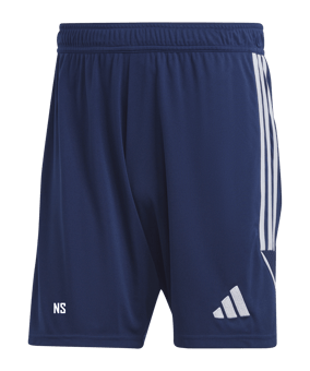 adidas Tiro 23 Short Dunkelblau Weiss